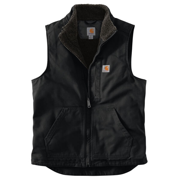 Sherpa Lined Mock Neck Vest Thumbnail