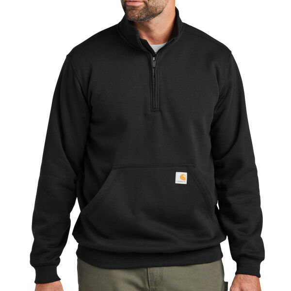 Midweight 1/4 Zip Mock Neck Sweatshirt Thumbnail
