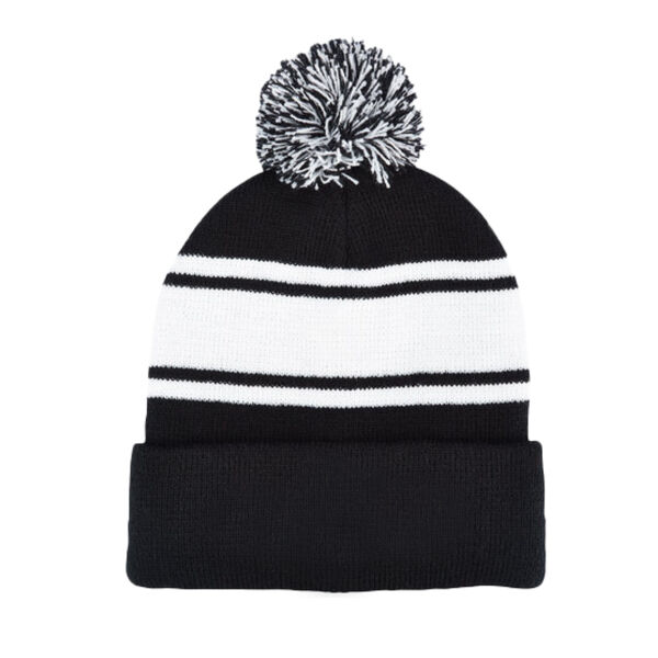 Knit Beanie With Pom Pom Thumbnail