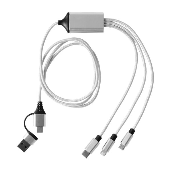 3-in-1 Charging Cable with Dual Input Thumbnail