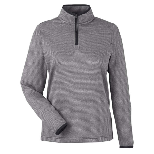 Women's Venture Heathered Stripe Quarter-Zip Pullover Thumbnail