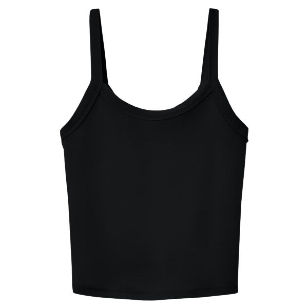 Women's Micro Rib Spaghetti Strap Tank Thumbnail