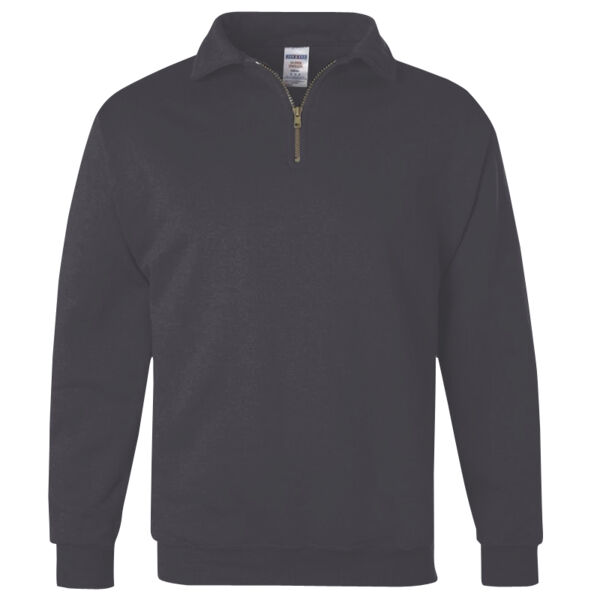 Unisex Nublend® Cadet Collar Quarter-Zip Sweatshirt Thumbnail