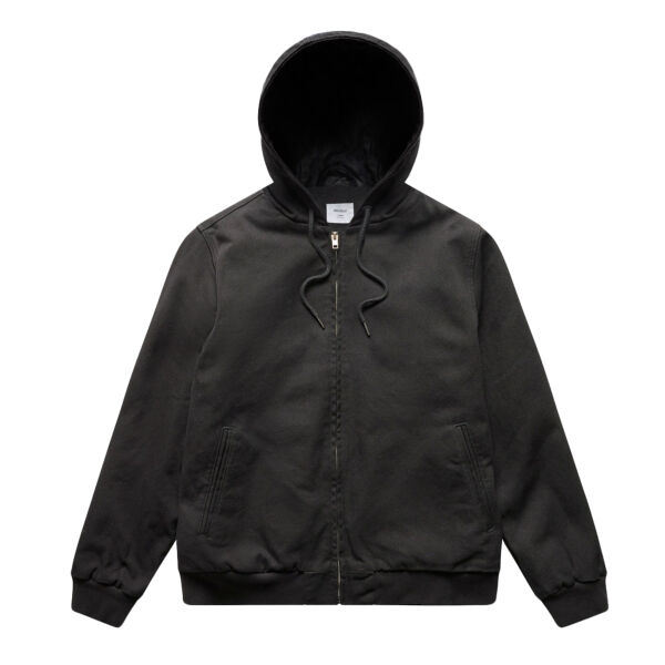 CANVAS BOMBER HOOD JACKET Thumbnail