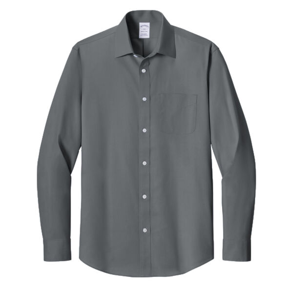 Wrinkle Free Stretch Pinpoint Spread Collar Shirt Thumbnail