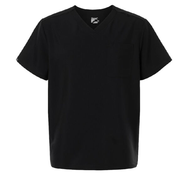 Men's V-Neck Pocket Scrub Top Thumbnail