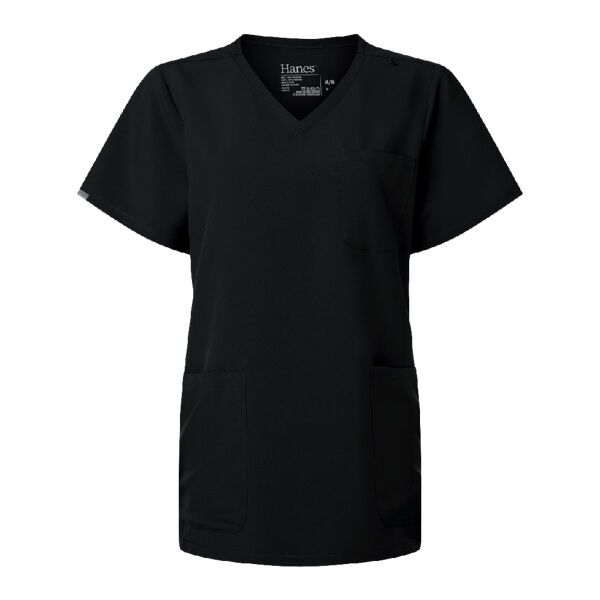 Women's V-Neck 3 Pocket Scrub Top Thumbnail