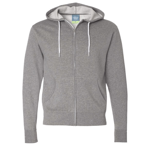 Unisex Lightweight Full-Zip Hooded Sweatshirt Thumbnail