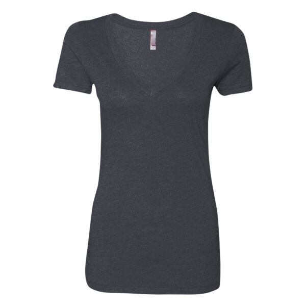 Women’s Triblend Deep V-Neck T-Shirt Thumbnail