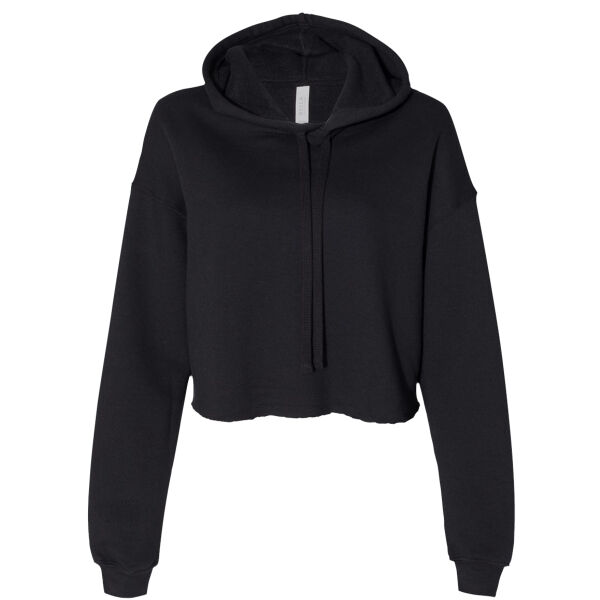 Women's Crop Fleece Hoodie Sweatshirt Thumbnail