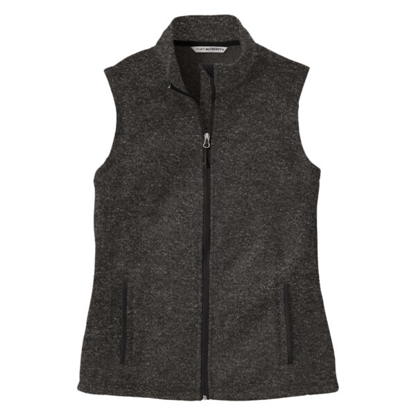 Women's Sweater Fleece Vest Thumbnail