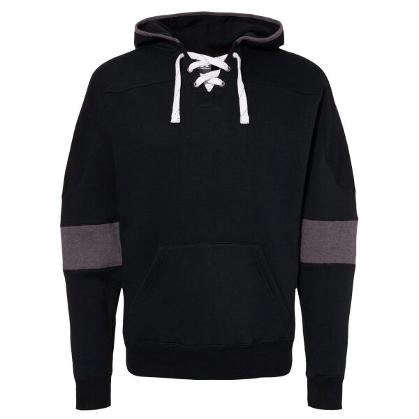 Men's Sport Lace Colorblocked Fleece Hooded Sweatshirt Thumbnail