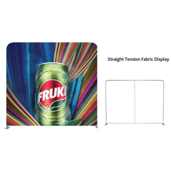 8' Straight Tension Fabric Display Thumbnail