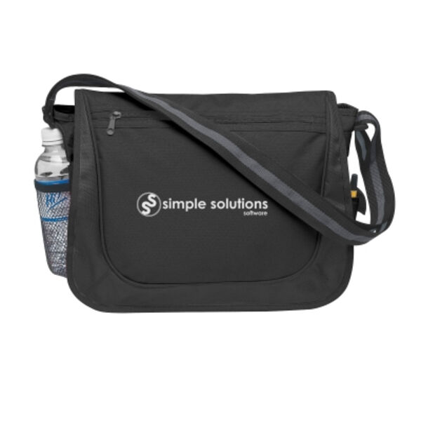 Messenger Bag With Matching Striped Handle Thumbnail