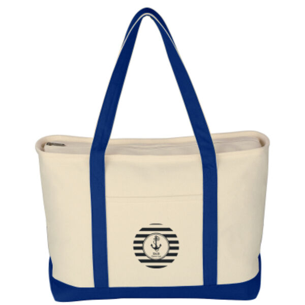 Large Starboard 24 Oz. Cotton Canvas Tote Bag Thumbnail
