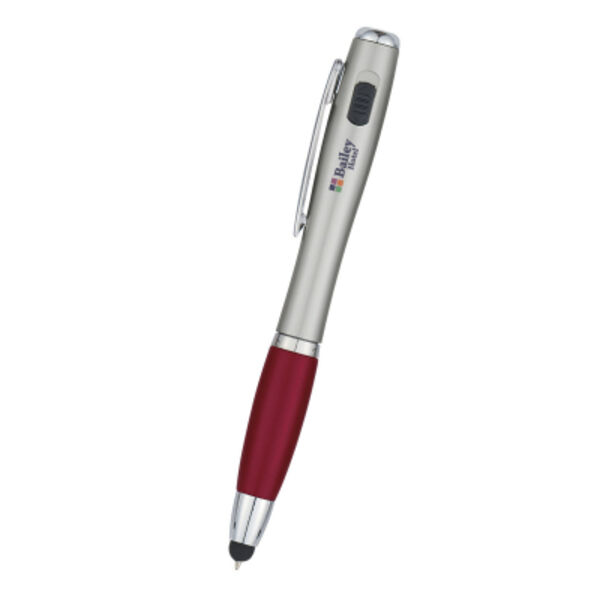 Trio Pen With LED Light And Stylus Thumbnail