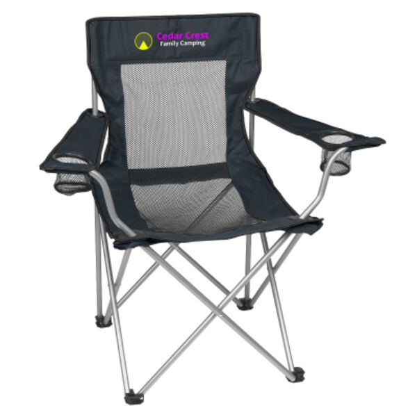 Mesh Folding Chair With Carrying Bag Thumbnail