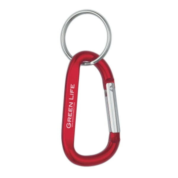 8mm Carabiner With Split Ring Thumbnail