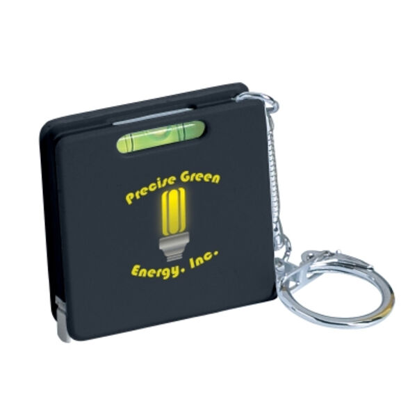 Square Level Tape Measure Key Tag Thumbnail