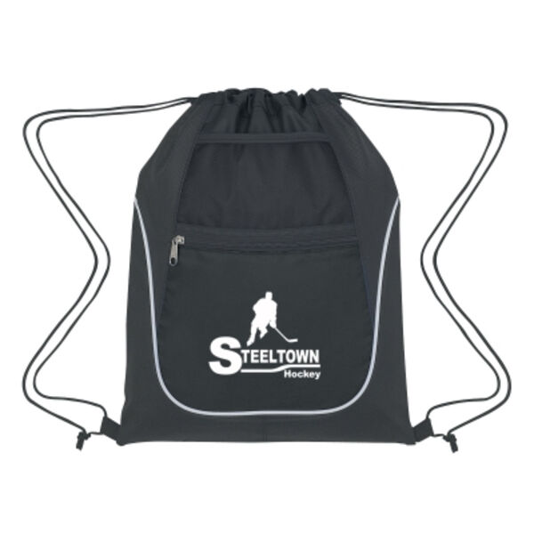 Drawstring Sports Pack With Dual Pockets Thumbnail