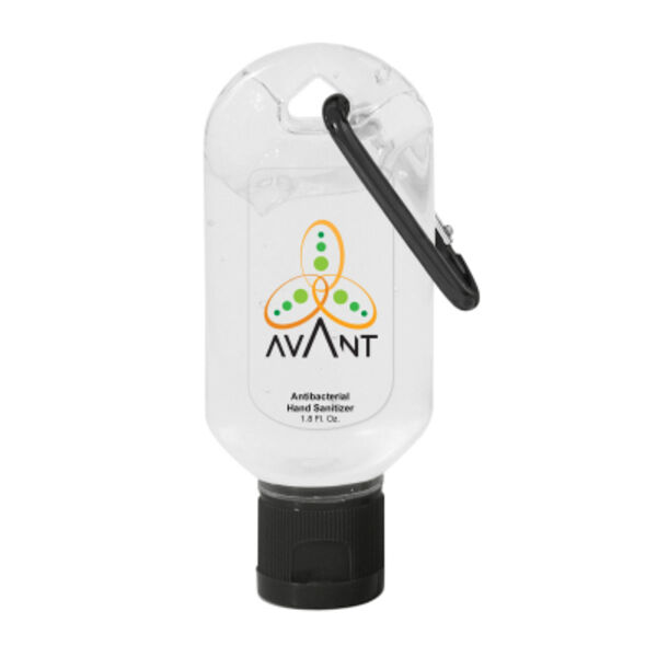 1.8 Oz. Hand Sanitizer With Carabiner Thumbnail