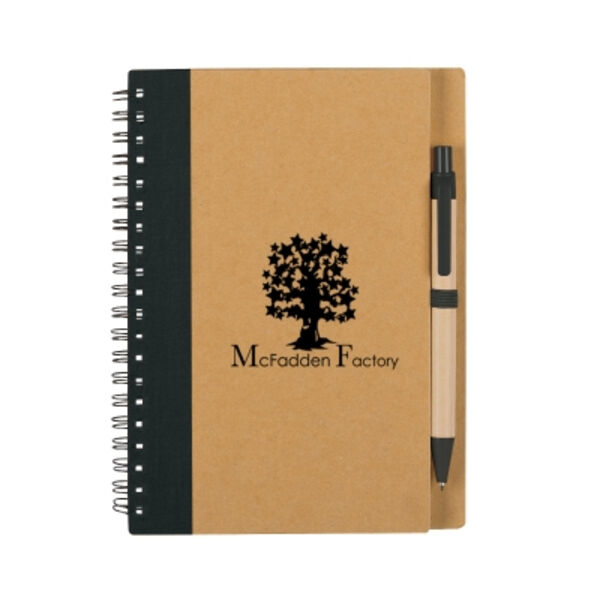 Eco-Inspired Spiral Notebook & Pen Thumbnail