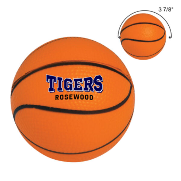 Basketball Shape Stress Reliever Thumbnail