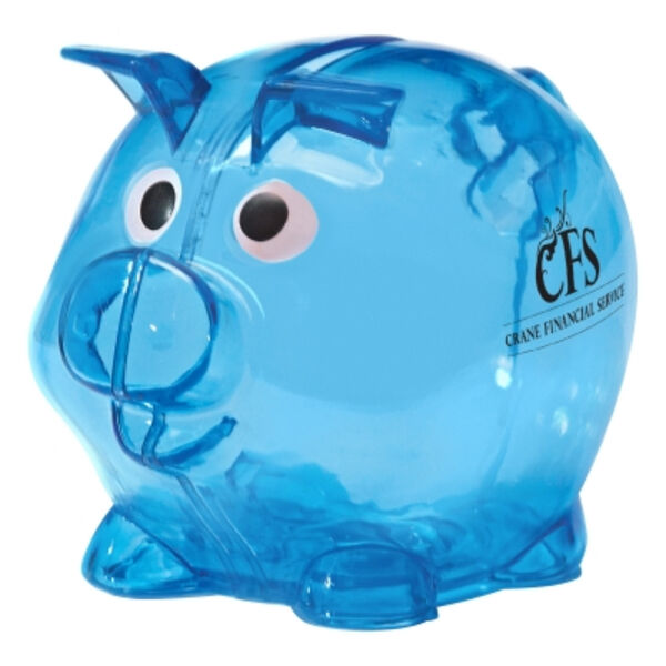 Mini Plastic Piggy Bank Thumbnail