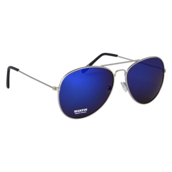 Color Mirrored Aviator Sunglasses Thumbnail
