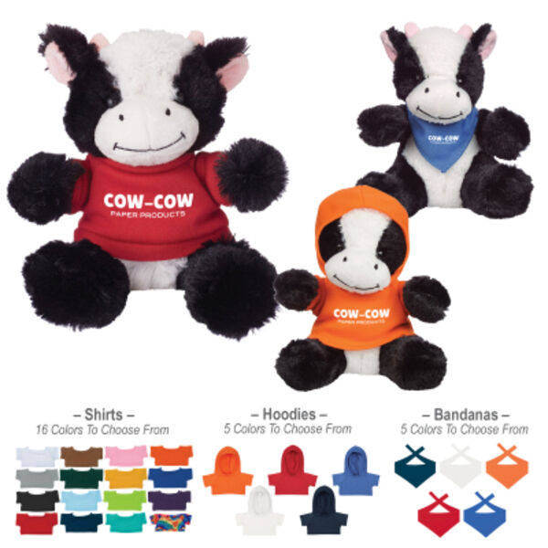 6" Cuddly Cow Thumbnail