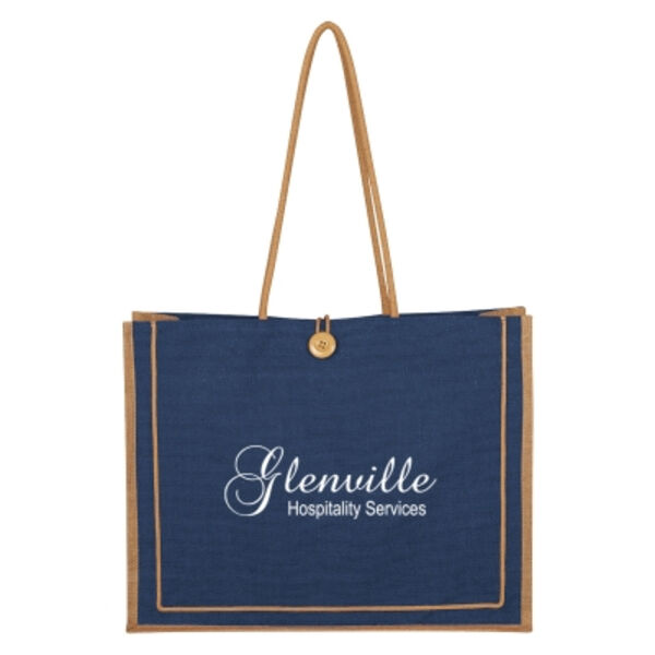 Paradise Jute Tote Bag Thumbnail