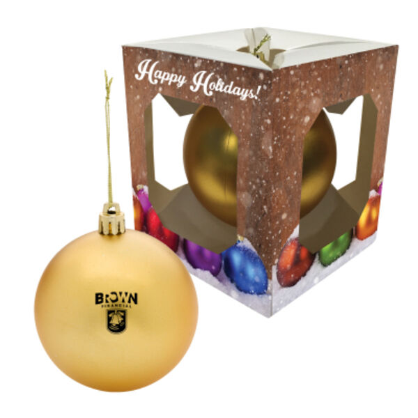 Round Ornament With Custom Window Box Thumbnail