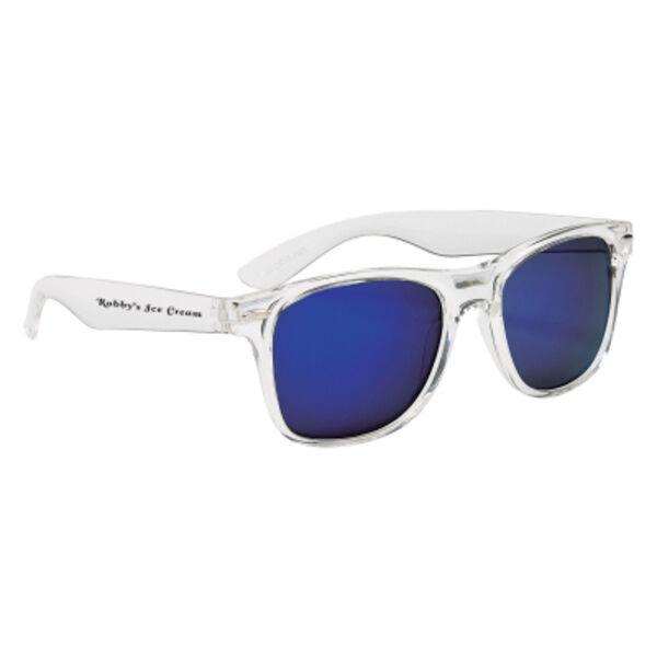 Crystalline Mirrored Malibu Sunglasses Thumbnail