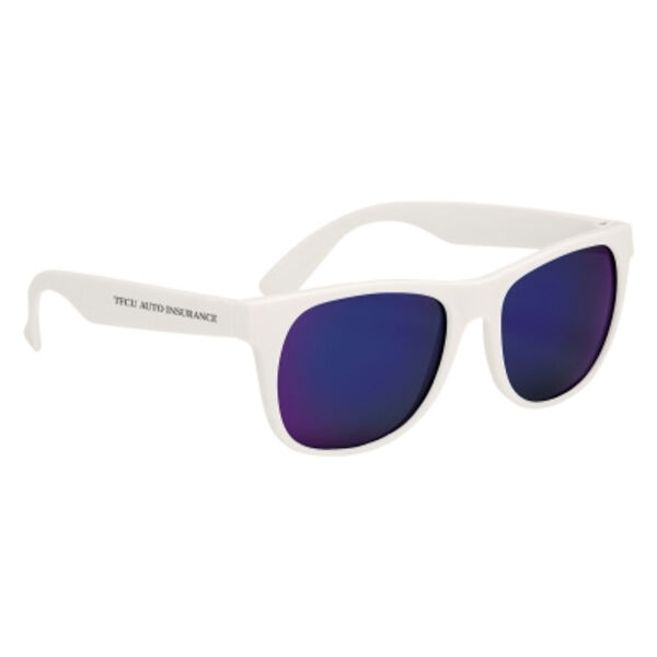 Rubberized Mirrored Sunglasses Thumbnail