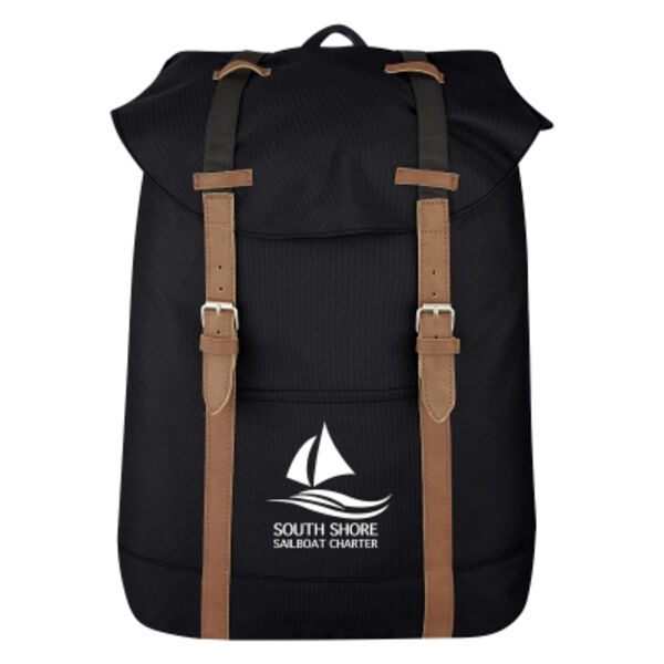 Flap Drawstring Backpack Thumbnail