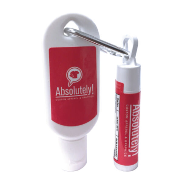 Kit: 1 oz. SPF30 Sunscreen Lotion with Carabiner and SPF15 Lip Balm Thumbnail