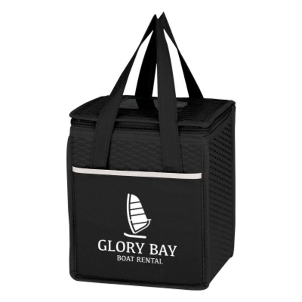 Wave Design Non-Woven Cooler Lunch Bag Thumbnail