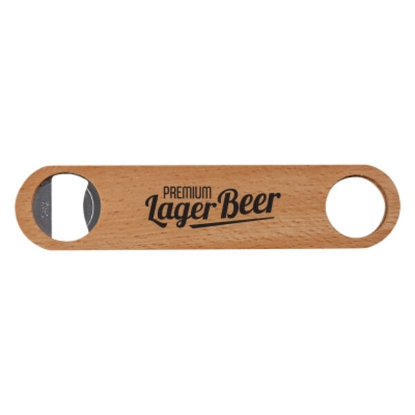 Large Wood Bottle Opener Thumbnail