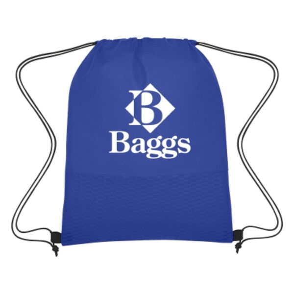 Wave Design Non-Woven Drawstring Bag Thumbnail