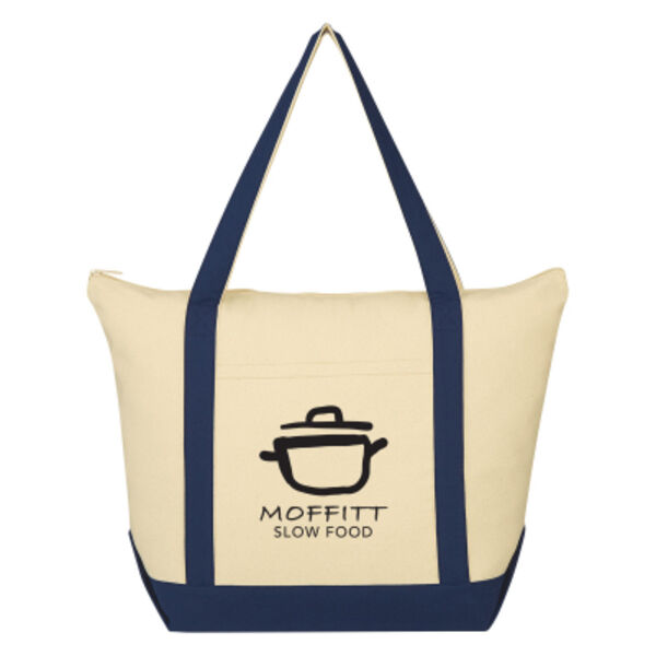 Folksy 12 Oz. Cotton Tote Bag Thumbnail