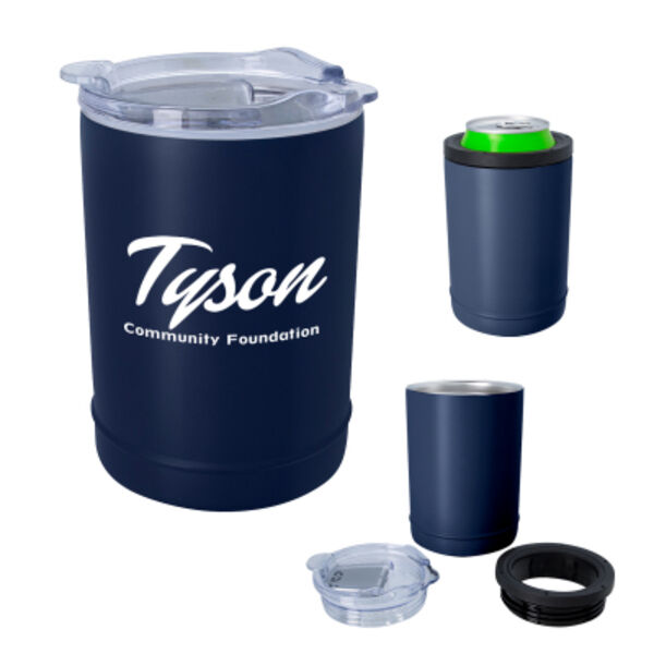 2-In-1 Copper Insulated Beverage Holder And Tumbler Thumbnail