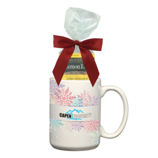 15 Oz. Full Color Mug with Four Assorted Tea Bags Thumbnail