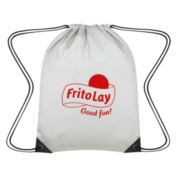 Celestial Recycled Reflective Drawstring Bag Thumbnail