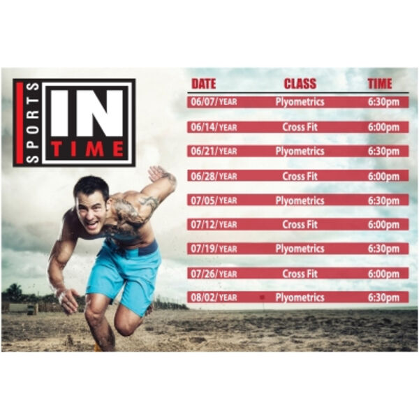 Schedule Magnet - Small Thumbnail