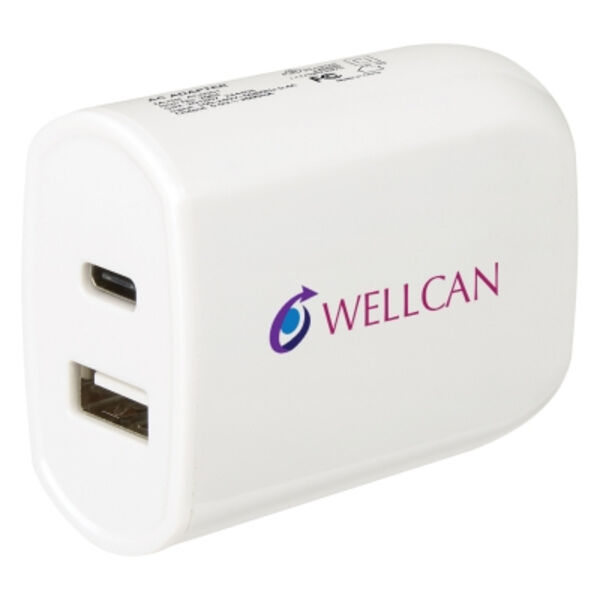 UL Listed 2-In-1 USB Type-C Wall Adapter Thumbnail