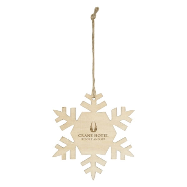 Wood Ornament - Snowflake Thumbnail
