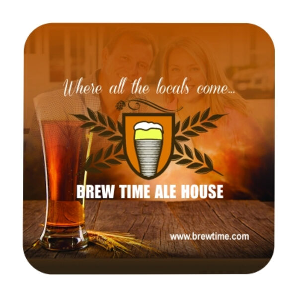 Square Paper Coaster Thumbnail