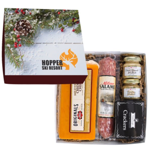 Deluxe Charcuterie Gourmet Meat & Cheese Set Chairman Gift Box Thumbnail