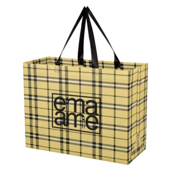 Tartan Laminated Non-Woven Shopper Bag Thumbnail