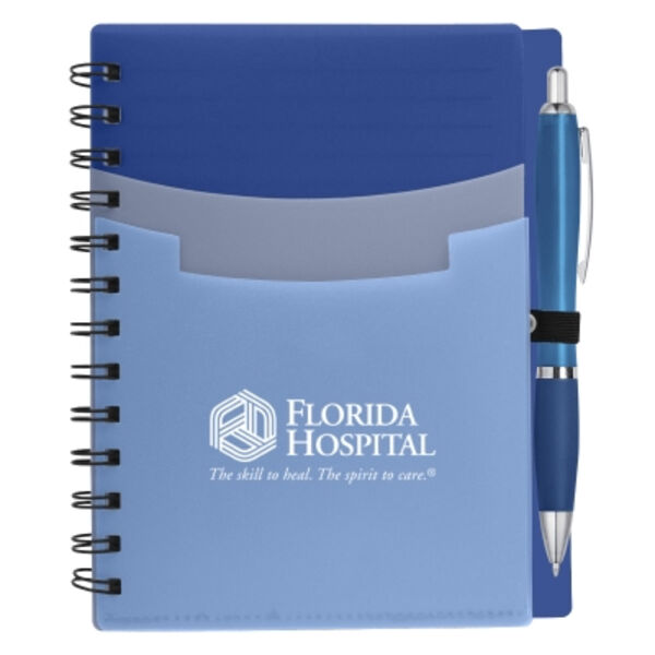 Tri-Pocket Notebook & Satin Pen Thumbnail